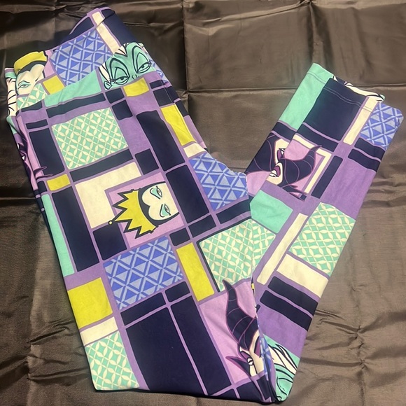Disney Villain Lularoe Leggings Tall & Curvy - Picture 1 of 1